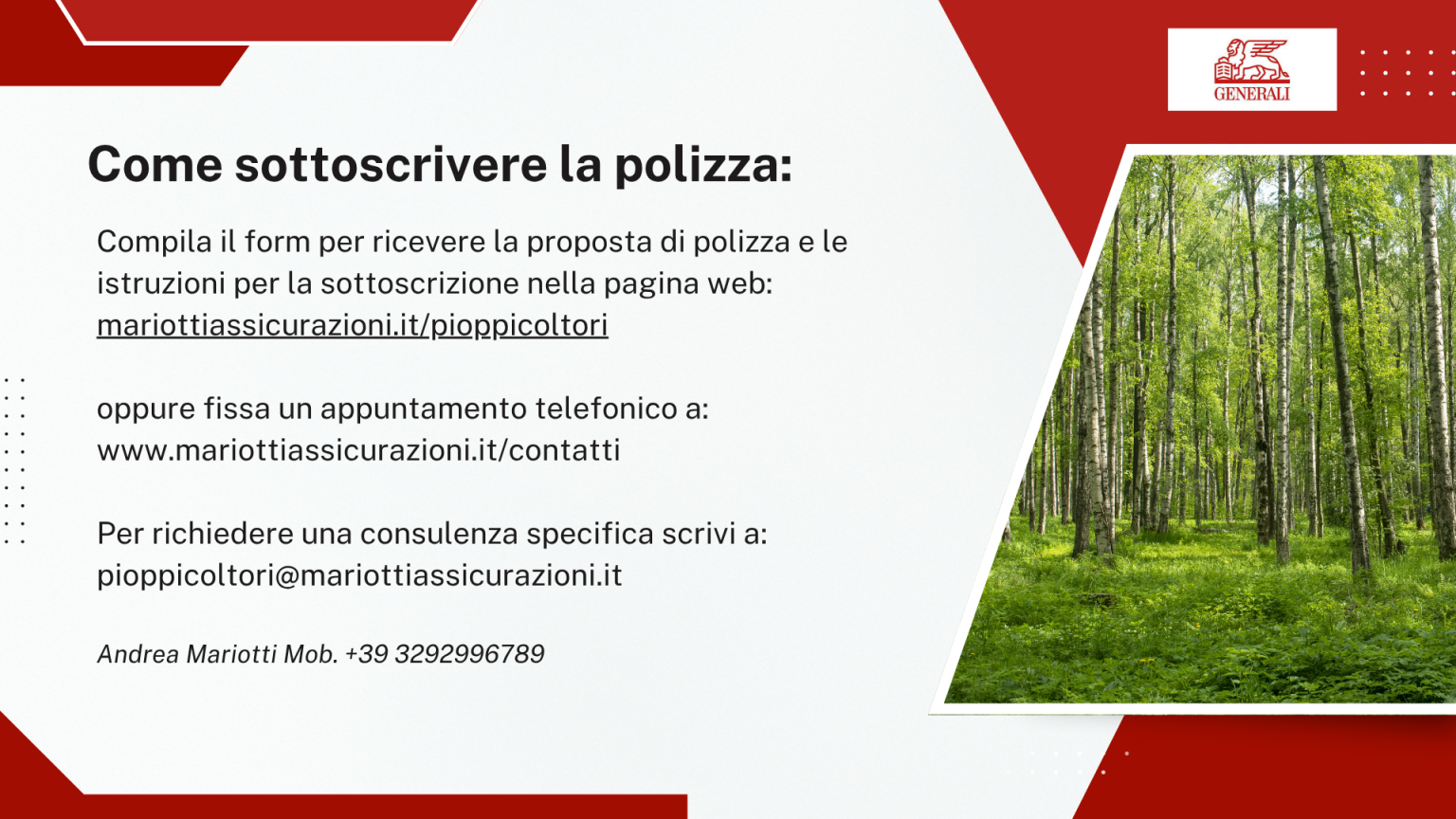 Come sottoscrivere la polizza: contatti e riferimenti per richiedere una proposta